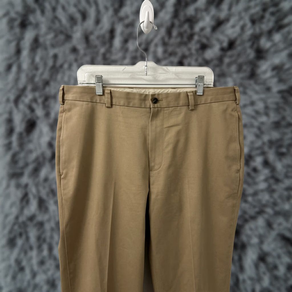 Brooks Brothers Brooks Brothers Pants Mens 36x30 Brown Advantage Chino Clark Trousers Flat Front Straight Leg Button Closure Pockets Regular Fit Size US 36 / EU 52 - 1 Thumbnail