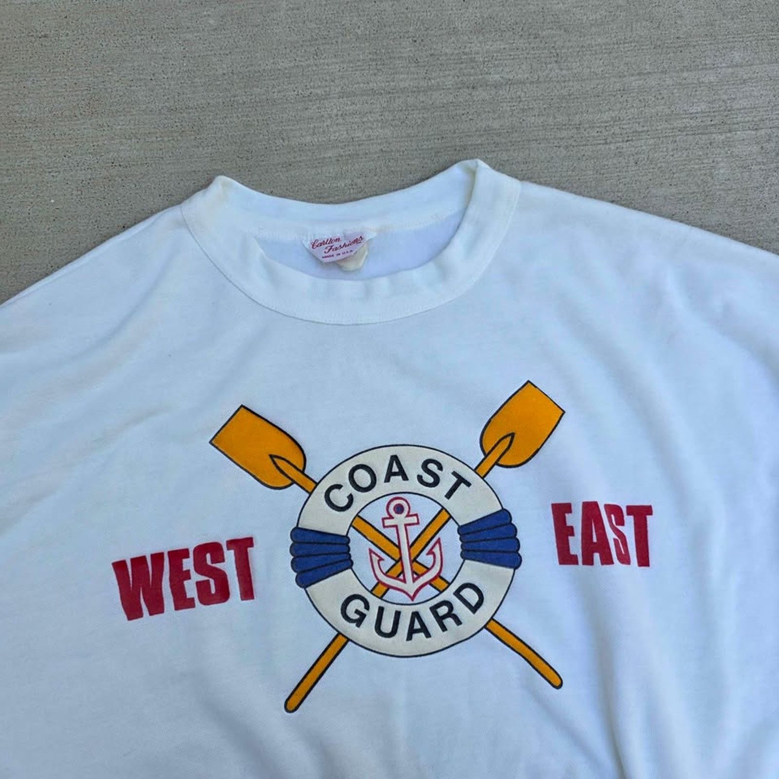 Vintage Vintage West Coast East Coast Guard Sweatshirt USA Made Size US M / EU 48-50 / 2 - 3 Thumbnail