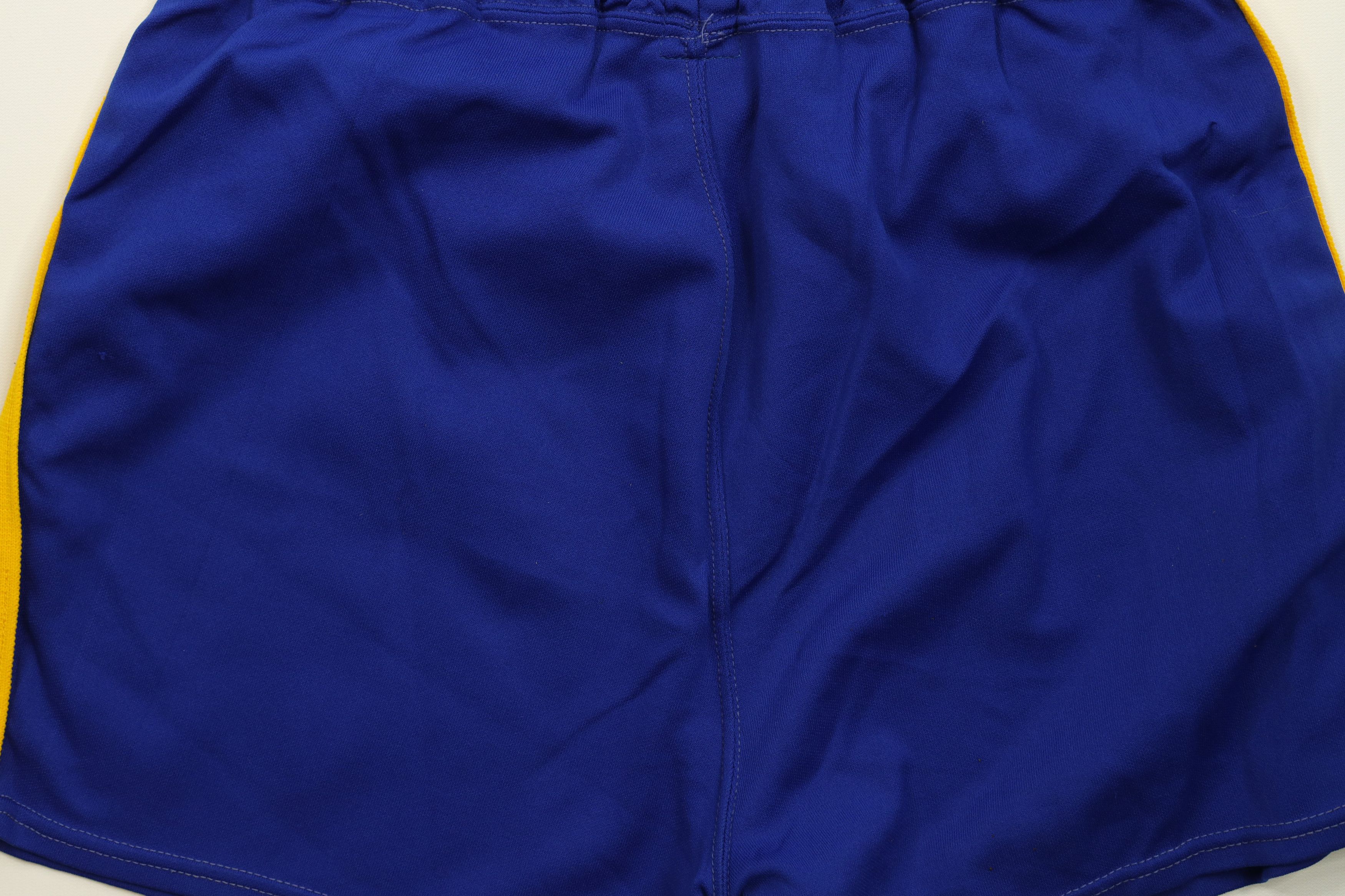 Vintage Vintage 50s Streetwear Block Knit Basketball Shorts Blue USA Size US 38 / EU 54 - 9 Thumbnail