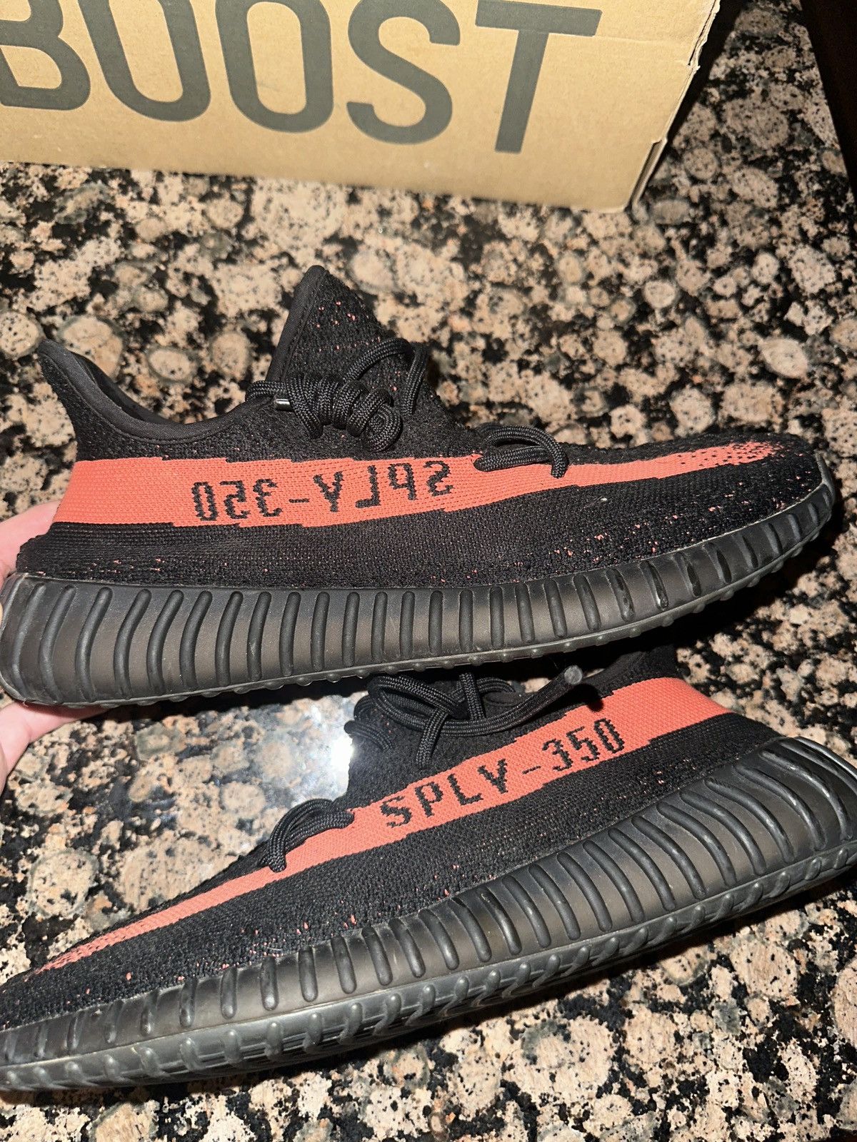 Adidas Adidas yeezey 350 boost core red Size US 10 / EU 43 - 1 Thumbnail