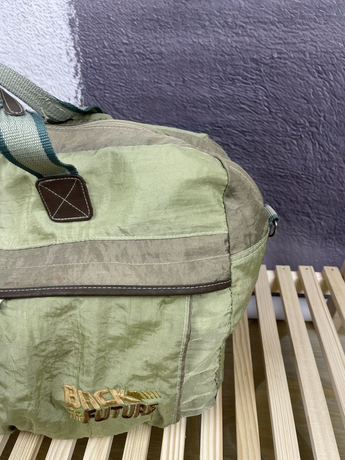Vintage Back to the Future vintage 80s 90s luggage bag green olive Size ONE SIZE - 6 Thumbnail