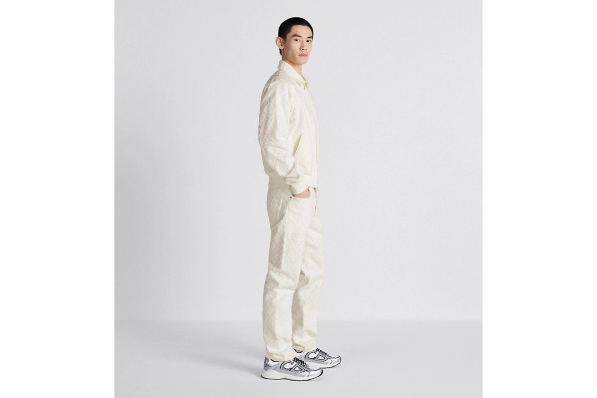 Dior o1w1db11024 Cd Diamond Regular Jeans in White Size US 32 / EU 48 - 4 Thumbnail