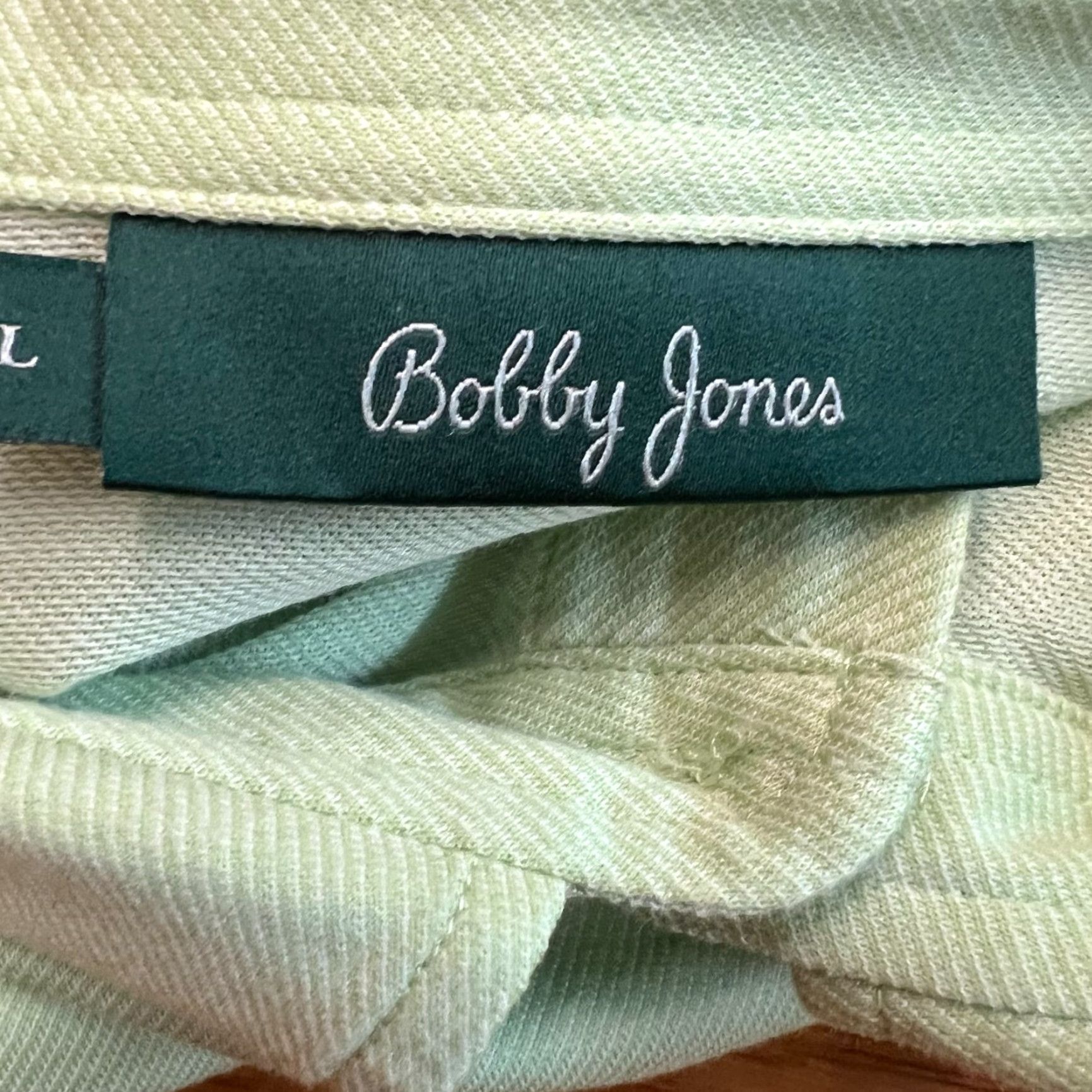 Vintage Bobby Jones Polo Shirt Mens Size L Green 100% Cotton Short Sleeve Knit Classic Golf Polo Mens Green Size US L / EU 52-54 / 3 - 5 Thumbnail