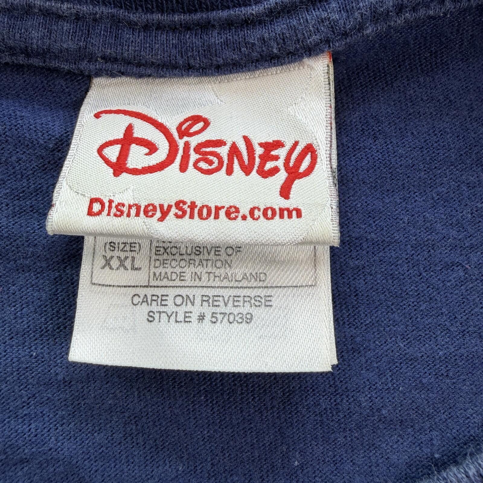 Disney Vintage Disney USA Mickey Flag T Shirt XXL Navy Y2K American Size US XXL / EU 58 / 5 - 4 Thumbnail