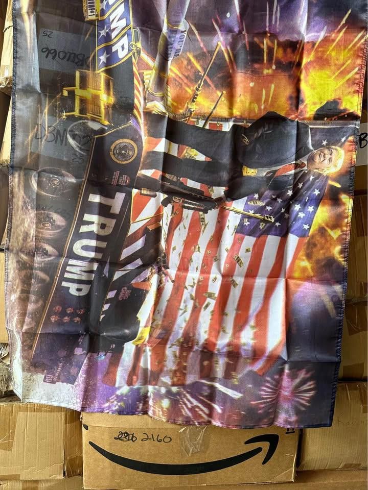 Designer TRUMP TANK FLAGS 3x5 Size ONE SIZE - 4 Thumbnail