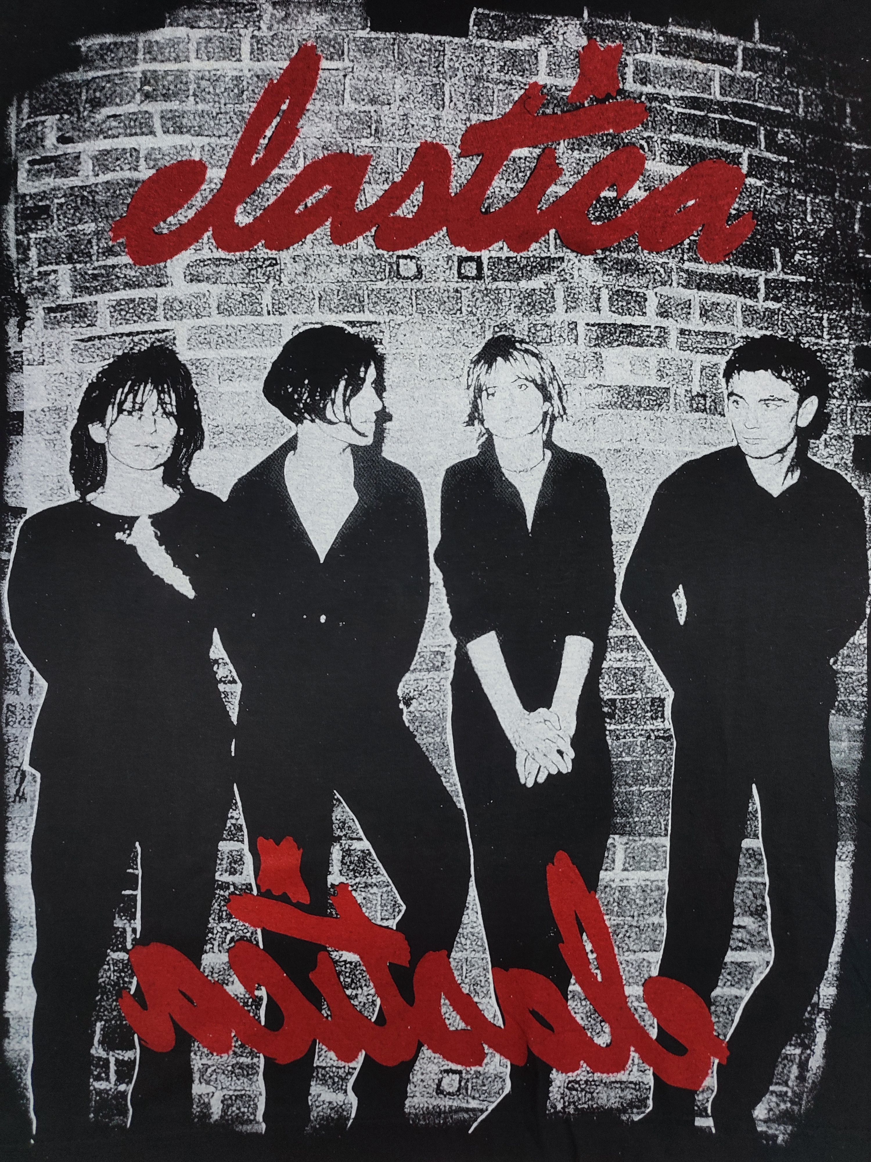 Vintage Nearly Deadstock True Vintage 1990s Elastica Overprint Tee Size US XL / EU 56 / 4 - 9 Thumbnail