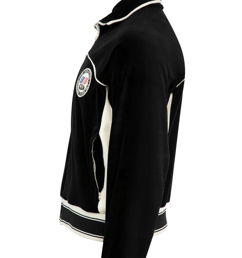 Saint Michael o1h1sh10525 Track Jacket Velour in Black Size US L / EU 52-54 / 3 - 2 Thumbnail