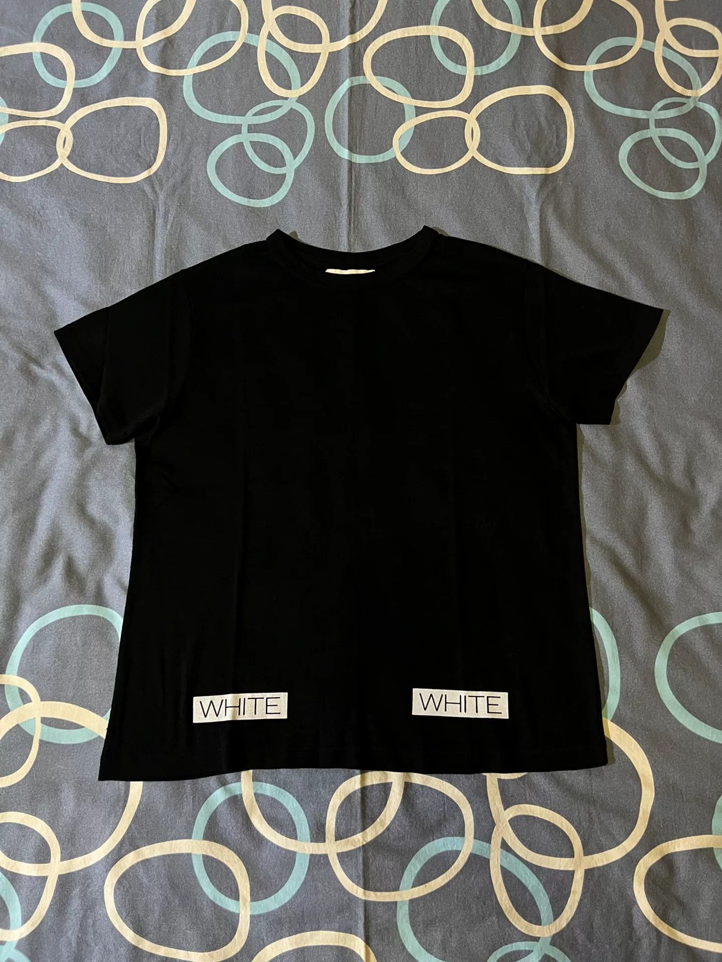 Off-White Off-White Classic Signature Warning T-Shirt Size US S / EU 44-46 / 1 - 1 Thumbnail