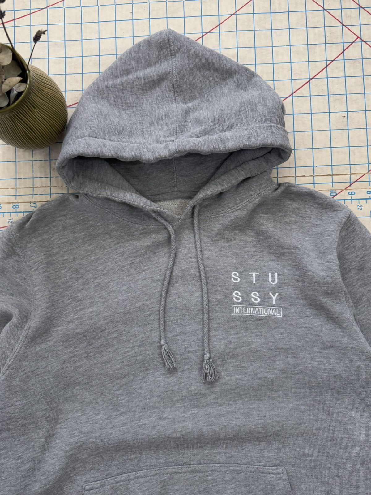 Stussy Stussy International Embroidered Spell Out Pull Over Hoodie Size US M / EU 48-50 / 2 - 7 Thumbnail