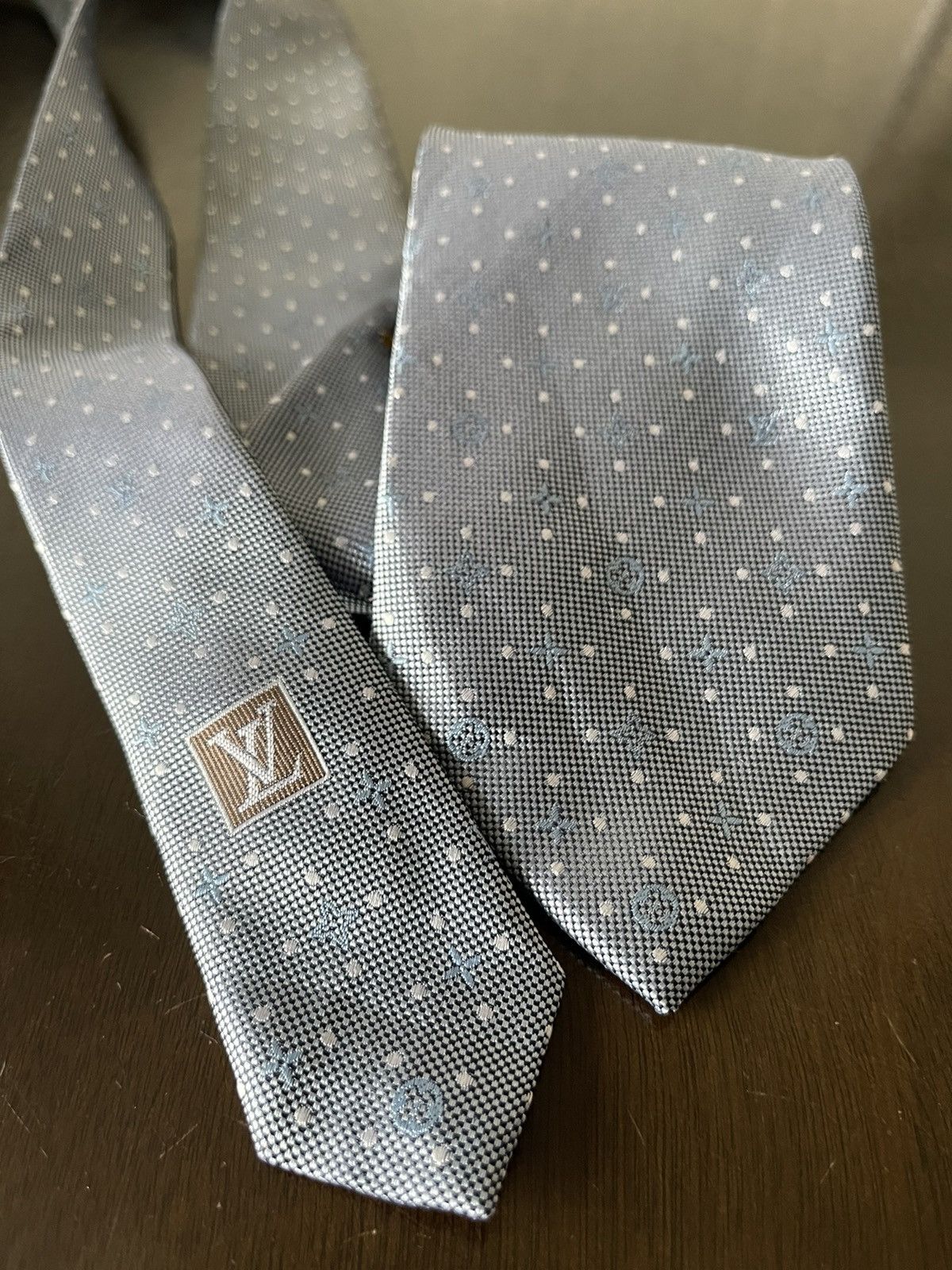 Louis Vuitton Louis Vuitton Monogram Silk Tie Size ONE SIZE - 1 Thumbnail