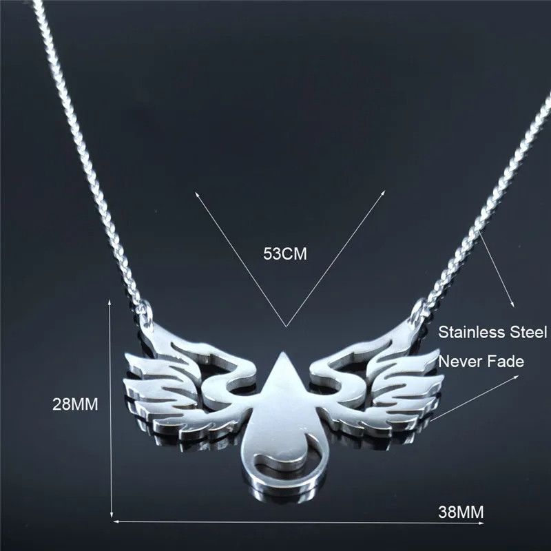 Jewelry Blood Angels Pendant Charms Necklace Emblem Size ONE SIZE - 5 Thumbnail