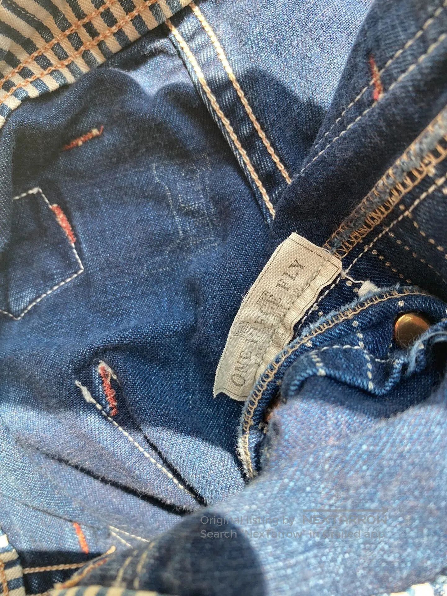 Freewheelers longshoreman bootleggers denim pants for men. Size US 30 / EU 46 - 6 Thumbnail