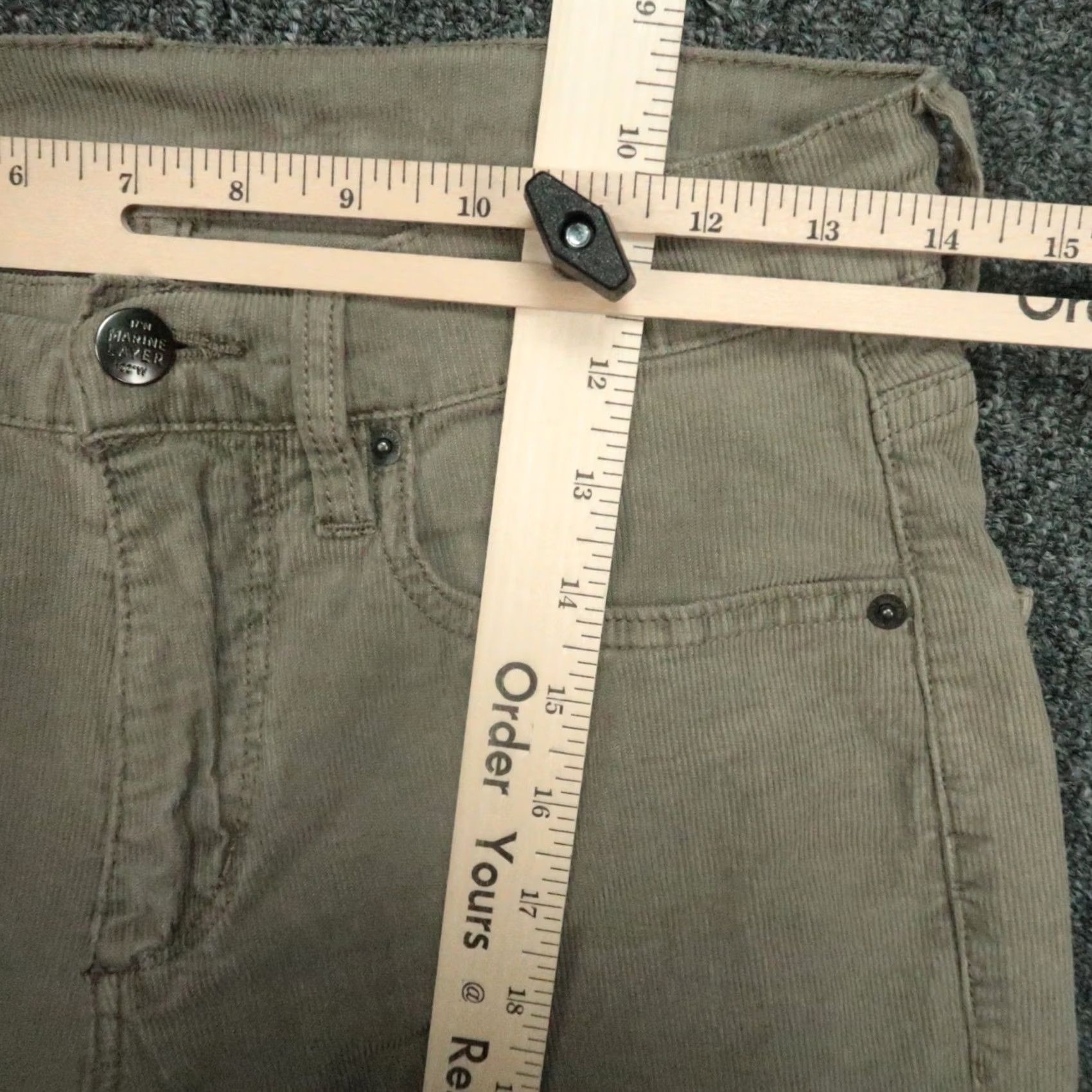 Marine Layer Marine Layer Pants Mens 30x30 Brown Tan Cambridge Cord 5 Pocket Straight Chino Corduroy Regular Slim? Size US 30 / EU 46 - 6 Thumbnail