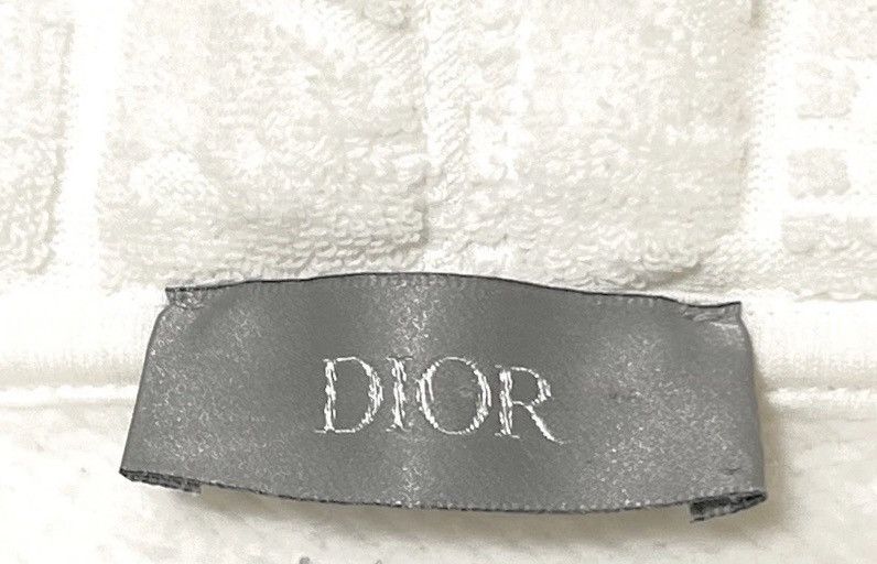 Dior DIOR HOMME⚡️Size Medium oblique logo terry cloth towel hoodie Size US M / EU 48-50 / 2 - 3 Thumbnail