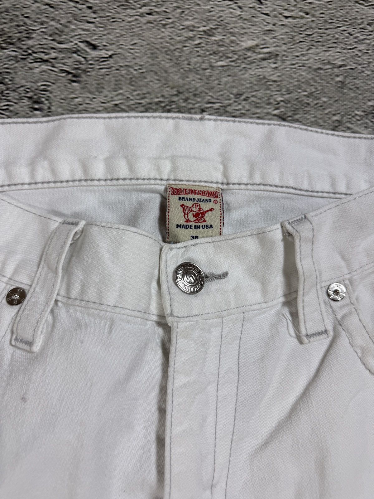 True Religion True Religion vintage white jeans Ricky Size US 36 / EU 52 - 12 Thumbnail