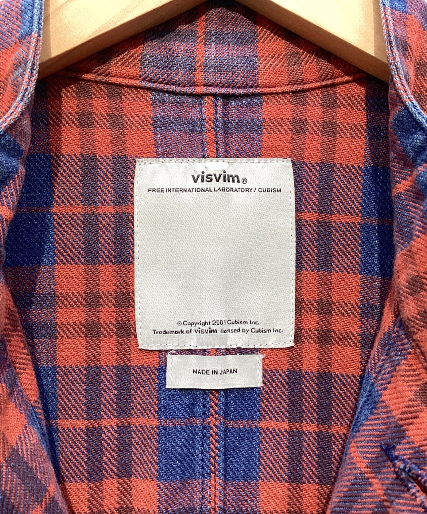 Visvim Visvim 14AW Indigo Check Lugli Jkt jacket smock coat Size US M / EU 48-50 / 2 - 3 Thumbnail