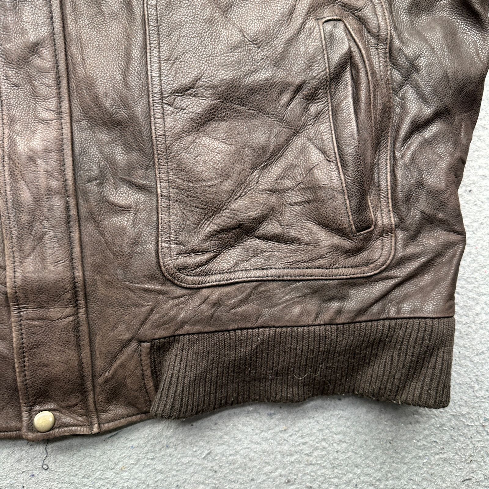 Cherokee Vintage Cherokee Leather Jacket Mens XXL Brown Quilted Size US XXL / EU 58 / 5 - 8 Thumbnail
