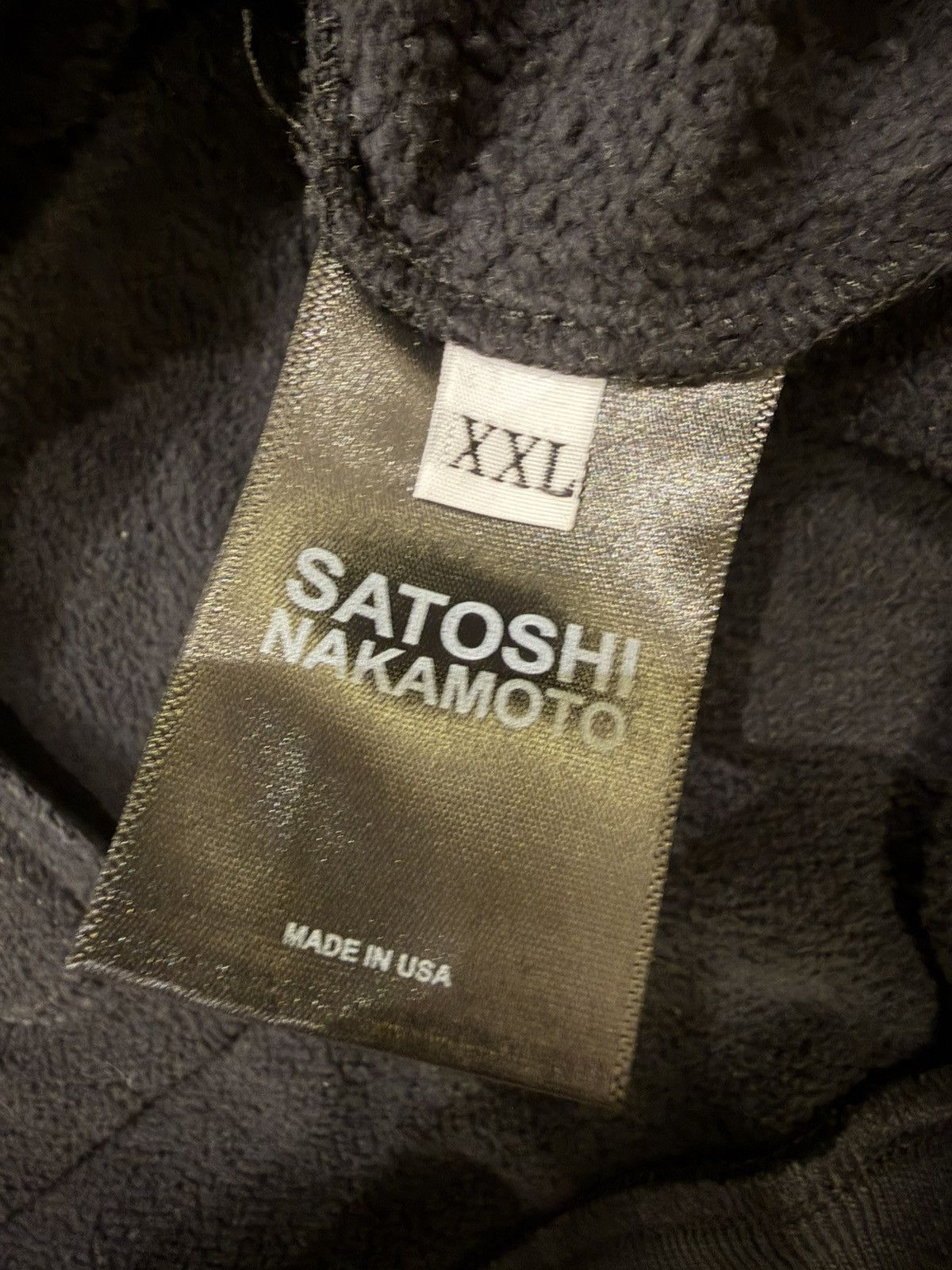 Satoshi Nakamoto Satoshi Nakamoto Padded Hooded Sweatshirt Size US XXL / EU 58 / 5 - 4 Thumbnail