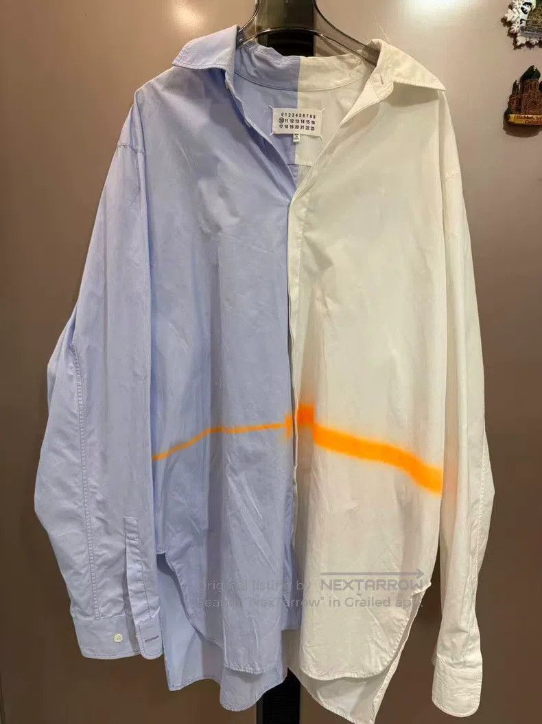Maison Margiela Maison Margiela Asymmetrical stitched shirt Size XS / US 0-2 / IT 36-38 - 1 Thumbnail