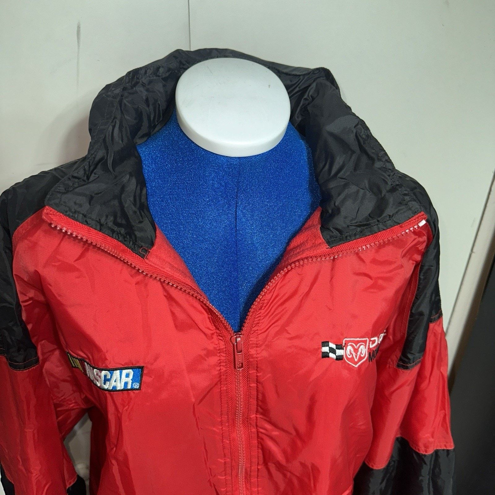 NASCAR Dodge Motorsports NASCAR Jacket Mens XL Red Windbreaker Size US XL / EU 56 / 4 - 5 Thumbnail