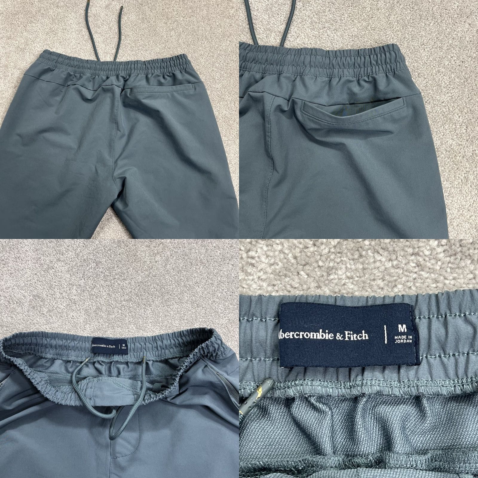 Abercrombie & Fitch Abercrombie & Fitch Pants Womens Medium Jogger Gray Pull On Drawstring Pockets Inseam 28” Size 32" / US 10 / IT 46 - 8 Thumbnail