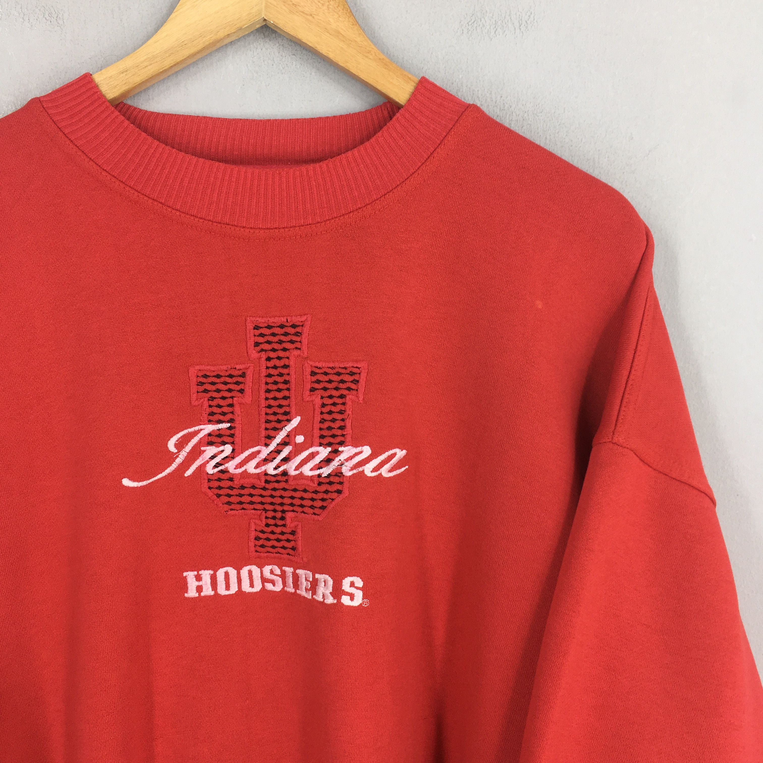 NCAA Vintage Indiana University Sweatshirt Large Size US L / EU 52-54 / 3 - 2 Thumbnail