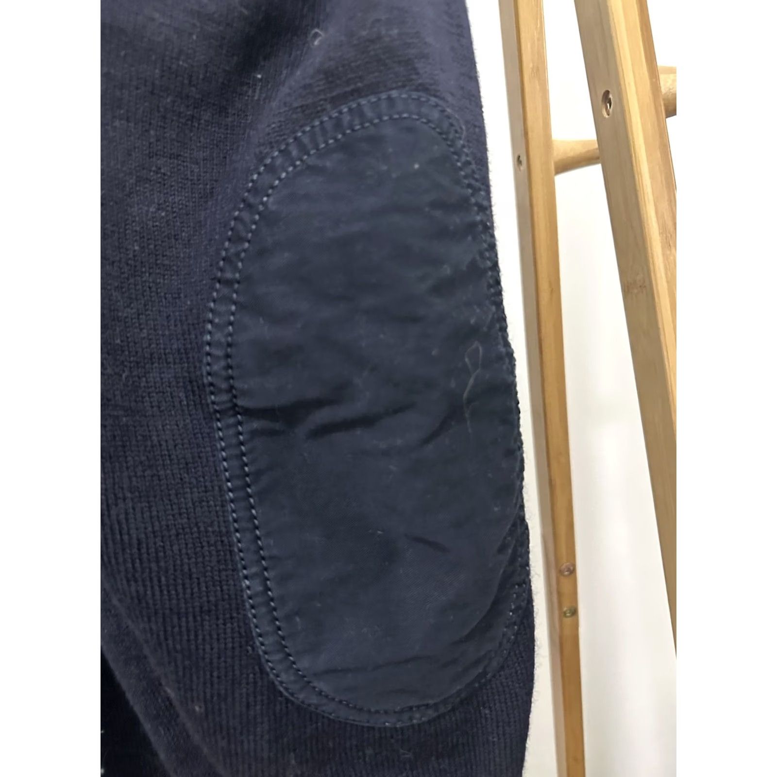 Paul & Shark Paul Shark Yachting Navy Wool 1/4 Zip Shoulder Elbow Patches Pullover XL Men Sweater Blue Leather? Size US XL / EU 56 / 4 - 7 Thumbnail