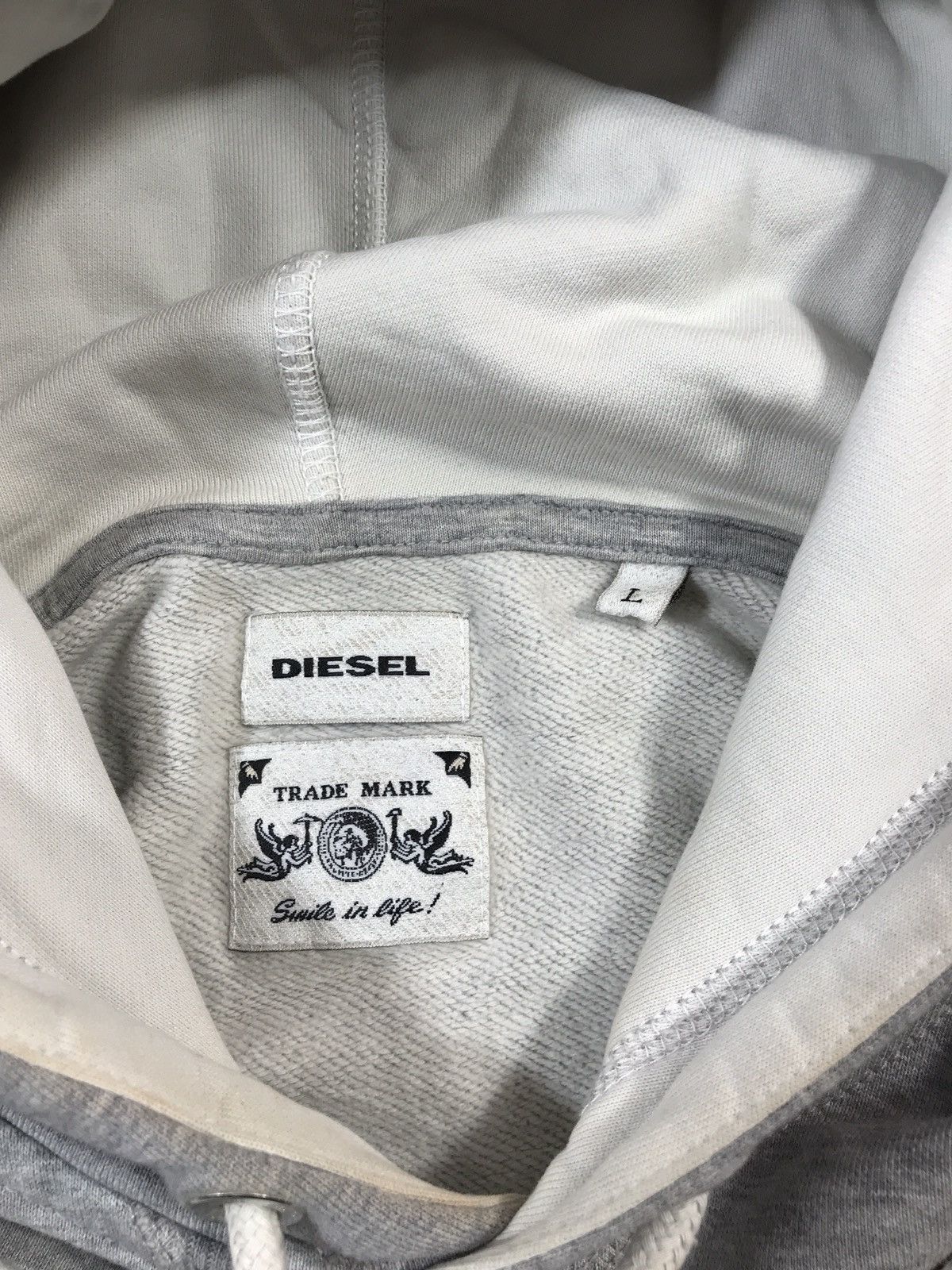 Diesel × Japanese Brand × Vintage Vintage Diesel Big Logo Hoodie Size US L / EU 52-54 / 3 - 5 Thumbnail