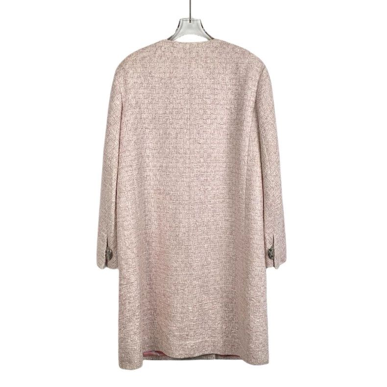 Chanel ChanelPink braided long coat 2503-Nextarrow Size S / US 4 / IT 40 - 2 Thumbnail