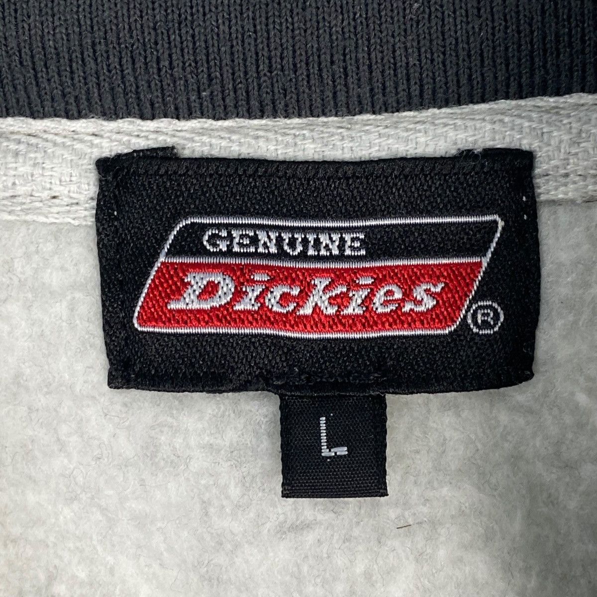 Vintage Vintage Dickies Quater Zip Sweatshirt Grey Pullover Jumper M Size US M / EU 48-50 / 2 - 10 Thumbnail