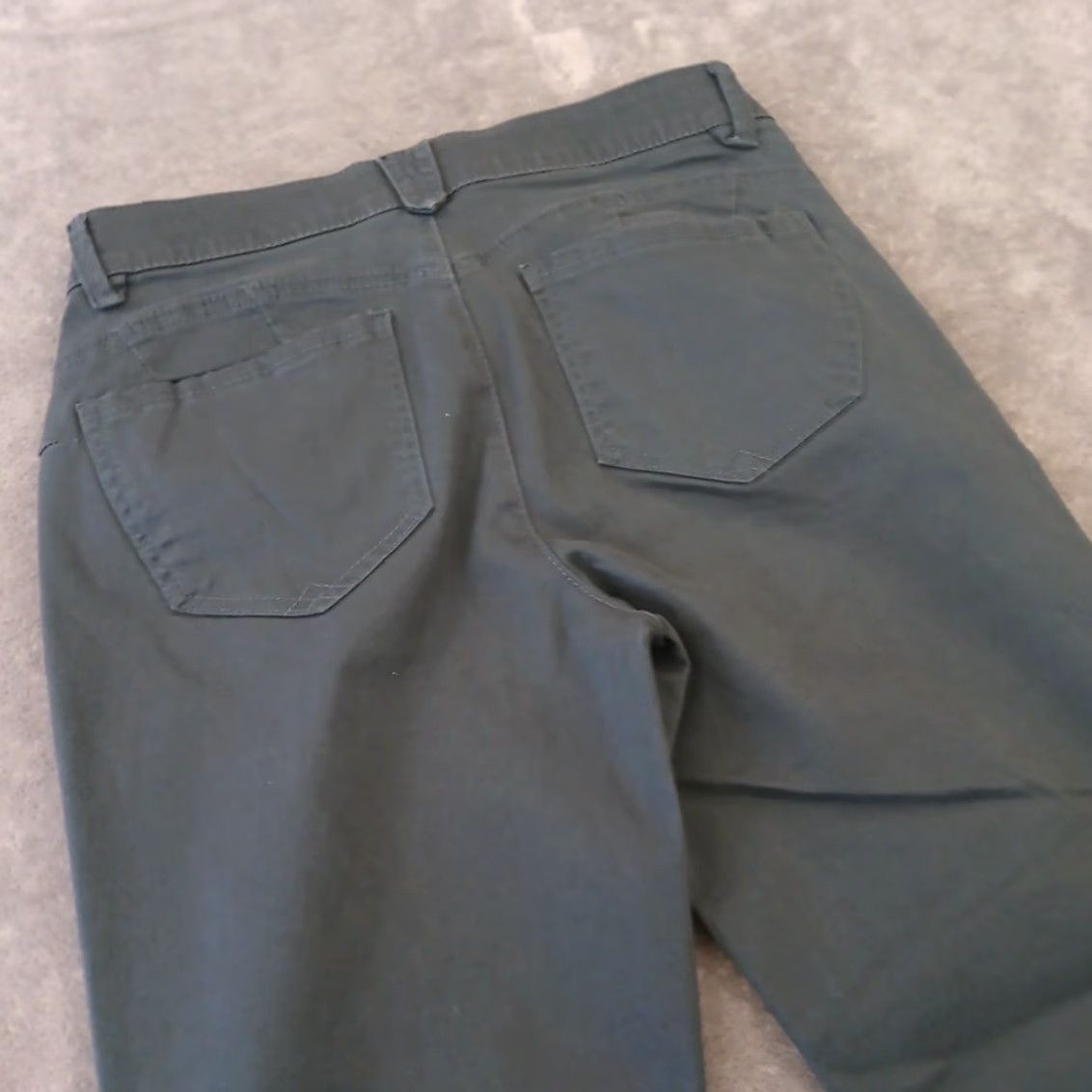 Vintage Democracy Absolution Ankle Pants Womens Size 6 Gray Pockets Stretch 28x26 Pants Size 28" / US 6 / IT 42 - 7 Thumbnail