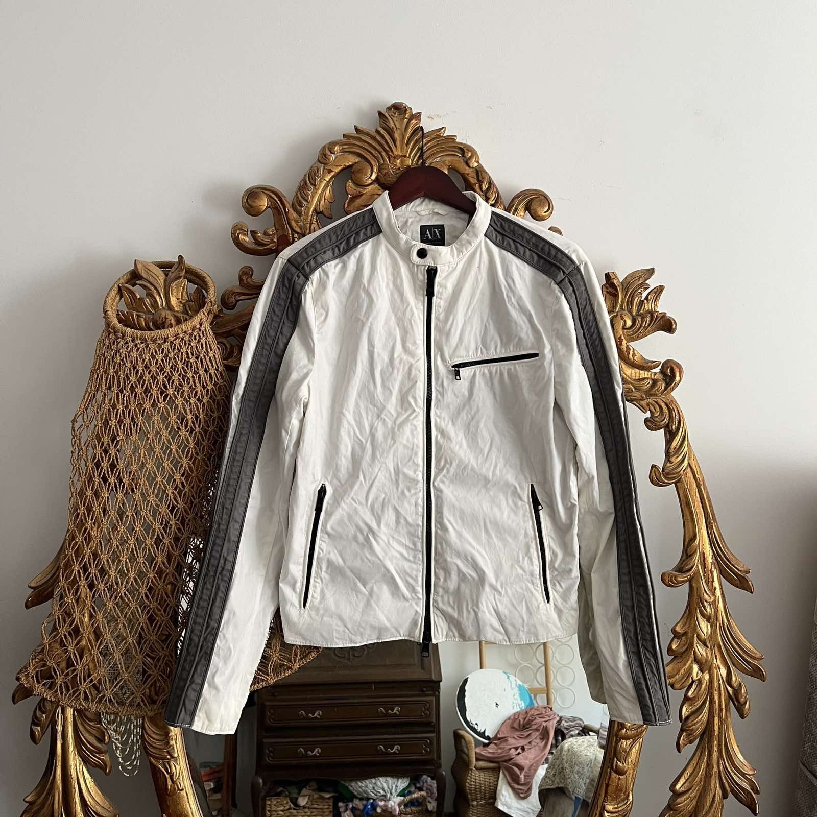 Armani Exchange Rare Armani exchange biker jacket Sz S Size US S / EU 44-46 / 1 - 1 Thumbnail