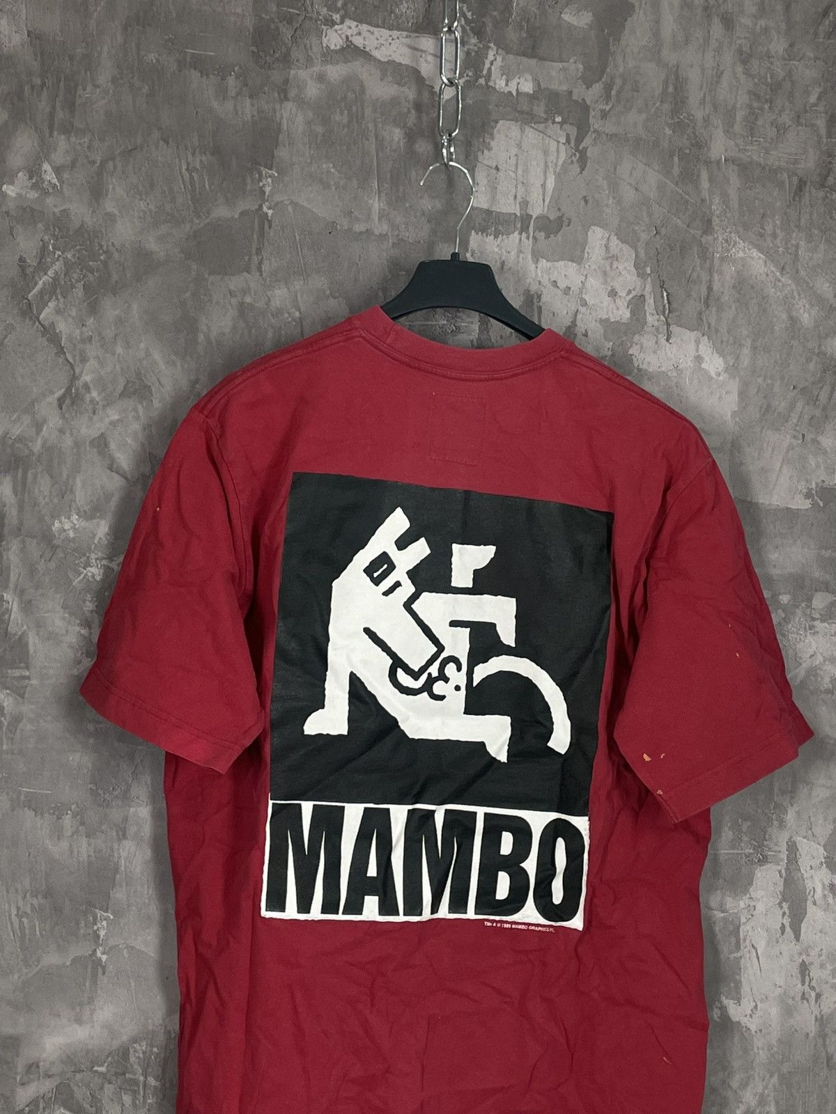 Vintage Mens Vintage Mambo T Shirt streetwear y2k rare big logo Size US M / EU 48-50 / 2 - 3 Thumbnail