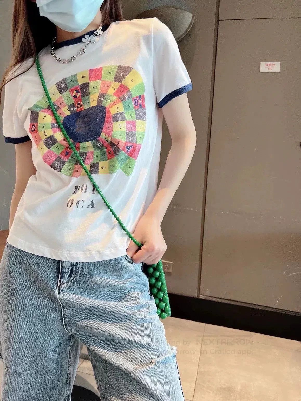 Dior Dior Roundel Print Colorblock T-shirt. Size XS / US 0-2 / IT 36-38 - 7 Thumbnail