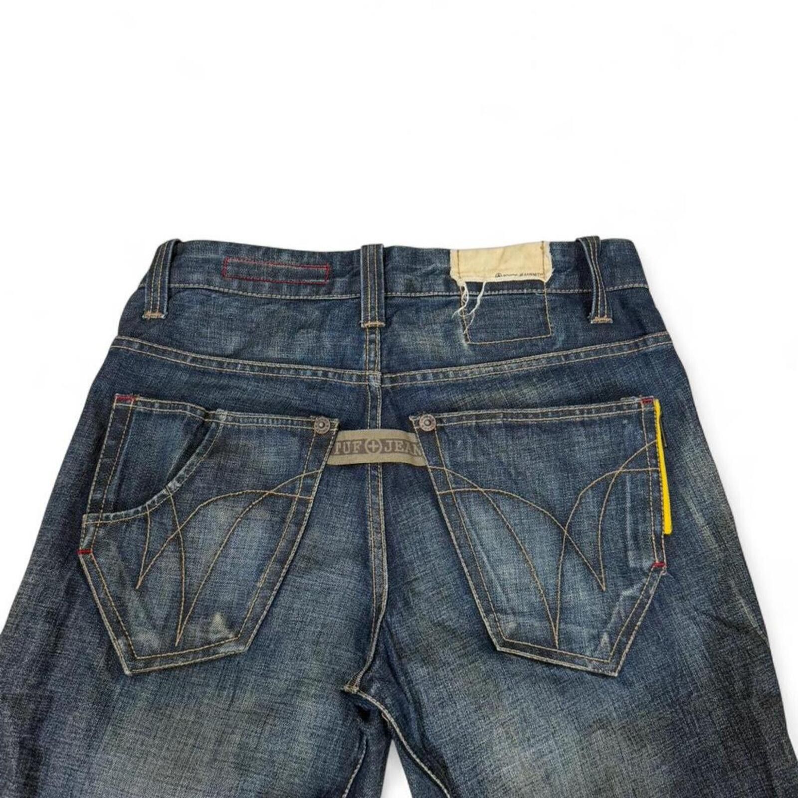 True Religion Y2K vintage TOUGH JEANSMITH➕ army grade unique article Size US 32 / EU 48 - 3 Thumbnail