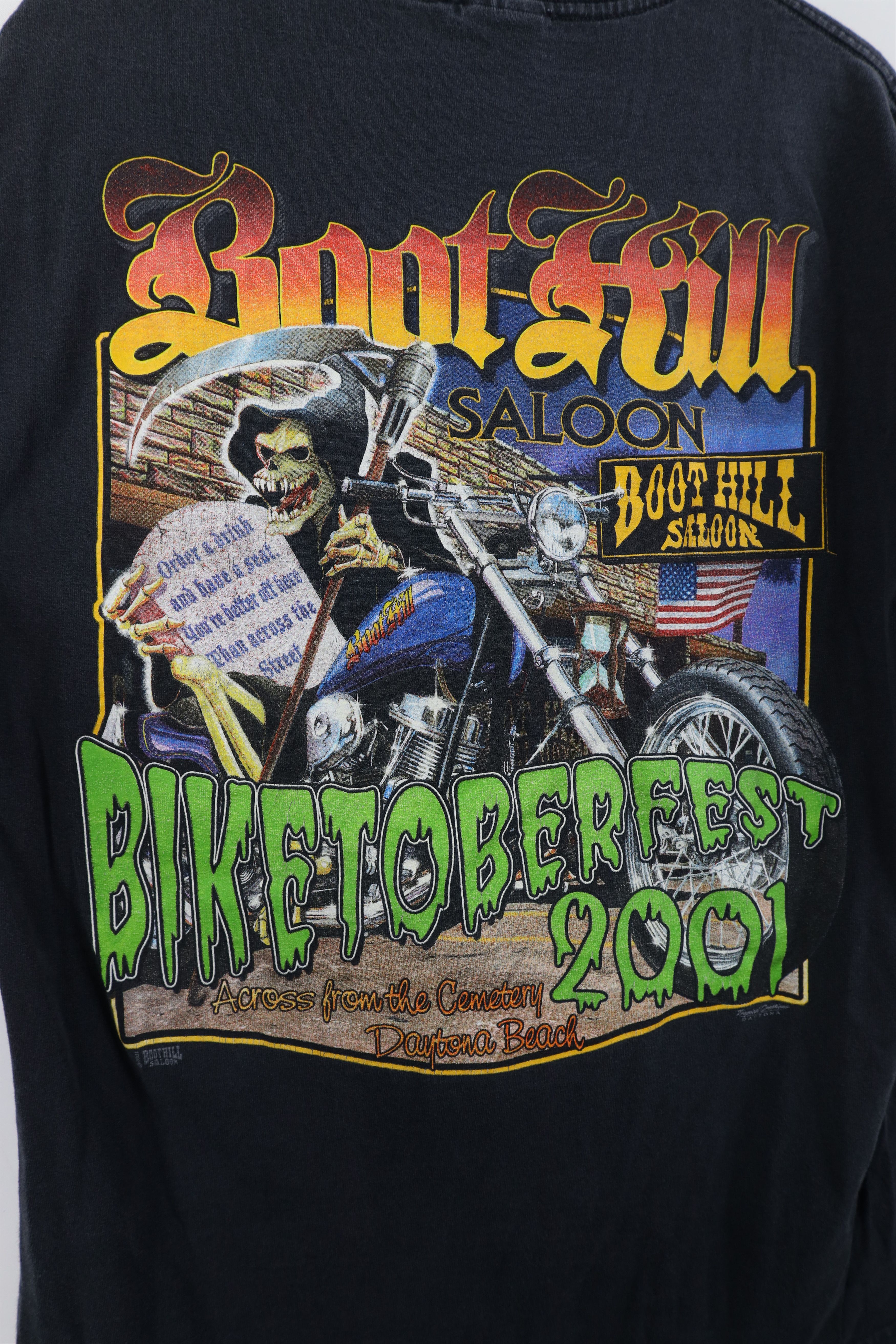 Vintage Vintage Y2K 2001 Halloween Boot Hill Saloon T-Shirt USA Size US M / EU 48-50 / 2 - 10 Thumbnail