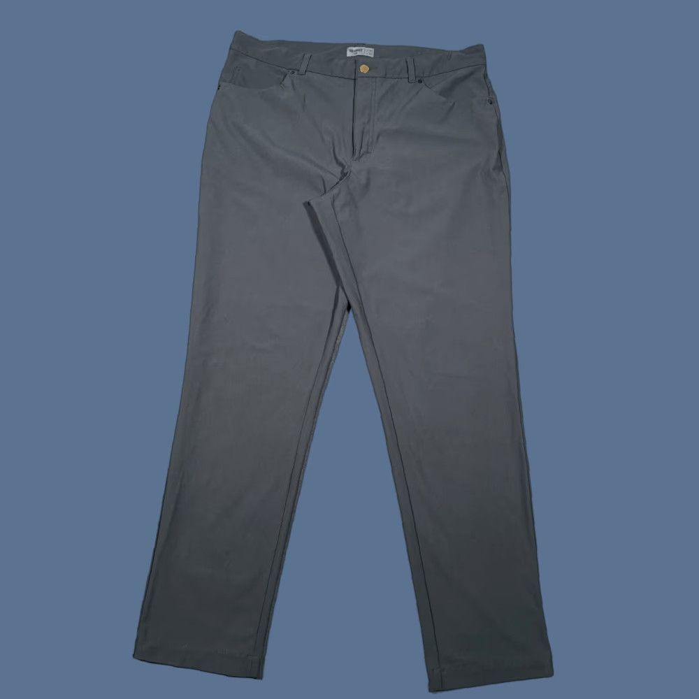 Vintage VRST Slim Performance Golf Pants Mens 38x30 Gray Slate 5-Pocket Casual Sports Size US 38 / EU 54 - 1 Thumbnail