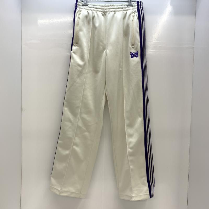 Needles Sweat Pants Straight Logo Tape Side White Size US 27 - 1 Thumbnail