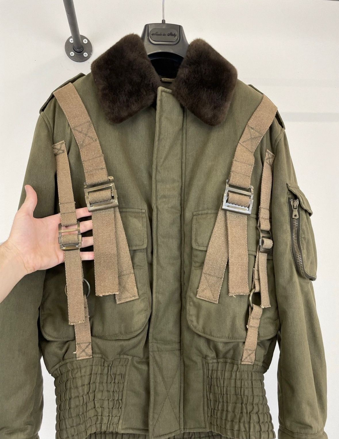 Dolce & Gabbana AW2003 Dolce & Gabbana bondage cargo bomber jacket archive Size US M / EU 48-50 / 2 - 8 Thumbnail