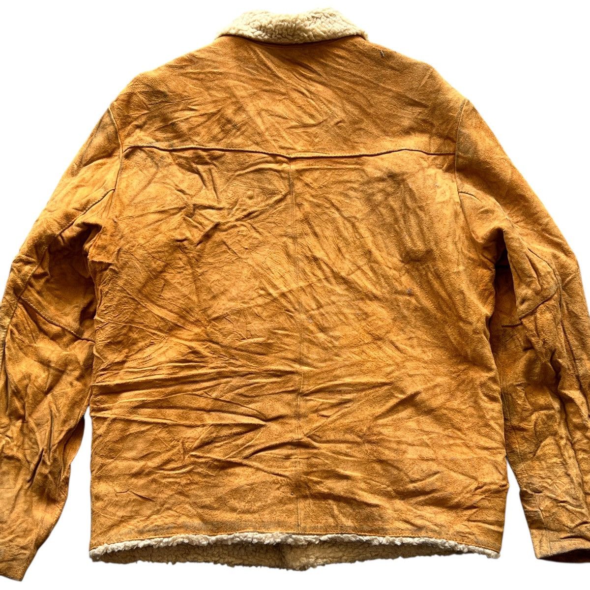 Sugar Cane Vintage Sugar Canes Suede Shearling Leather Western Jacket Size US L / EU 52-54 / 3 - 5 Thumbnail