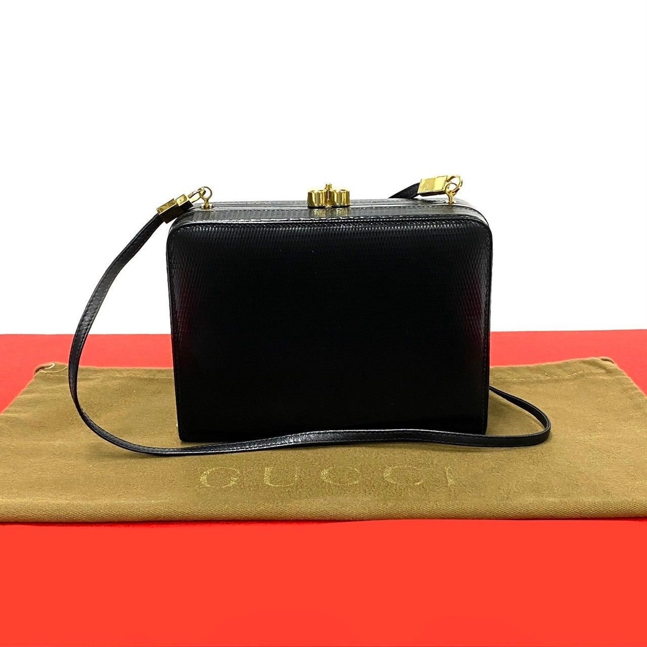 Gucci Gucci Shoulder Bag Black Leather Size ONE SIZE - 1 Thumbnail