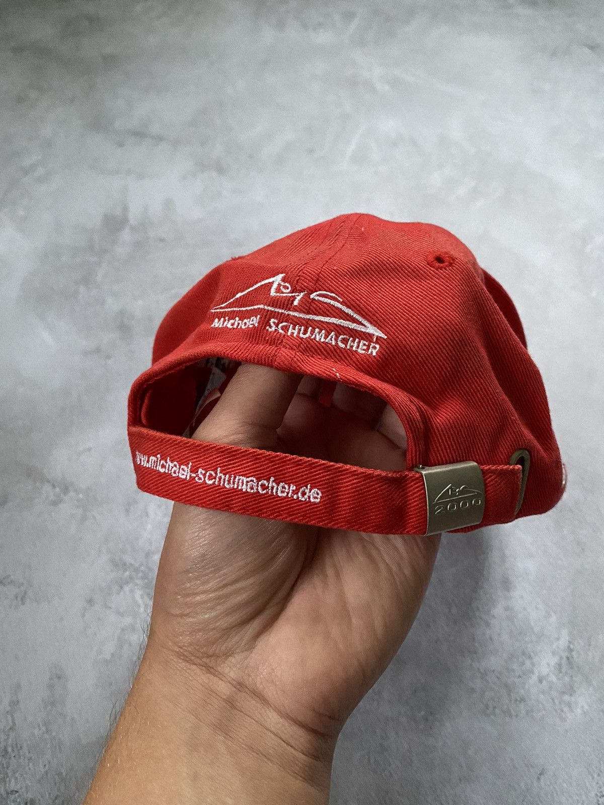 Ferrari × Formula 1 × Vintage 2000 F1 World Champion Michael Schumacher Ferrari cap Size ONE SIZE - 3 Thumbnail