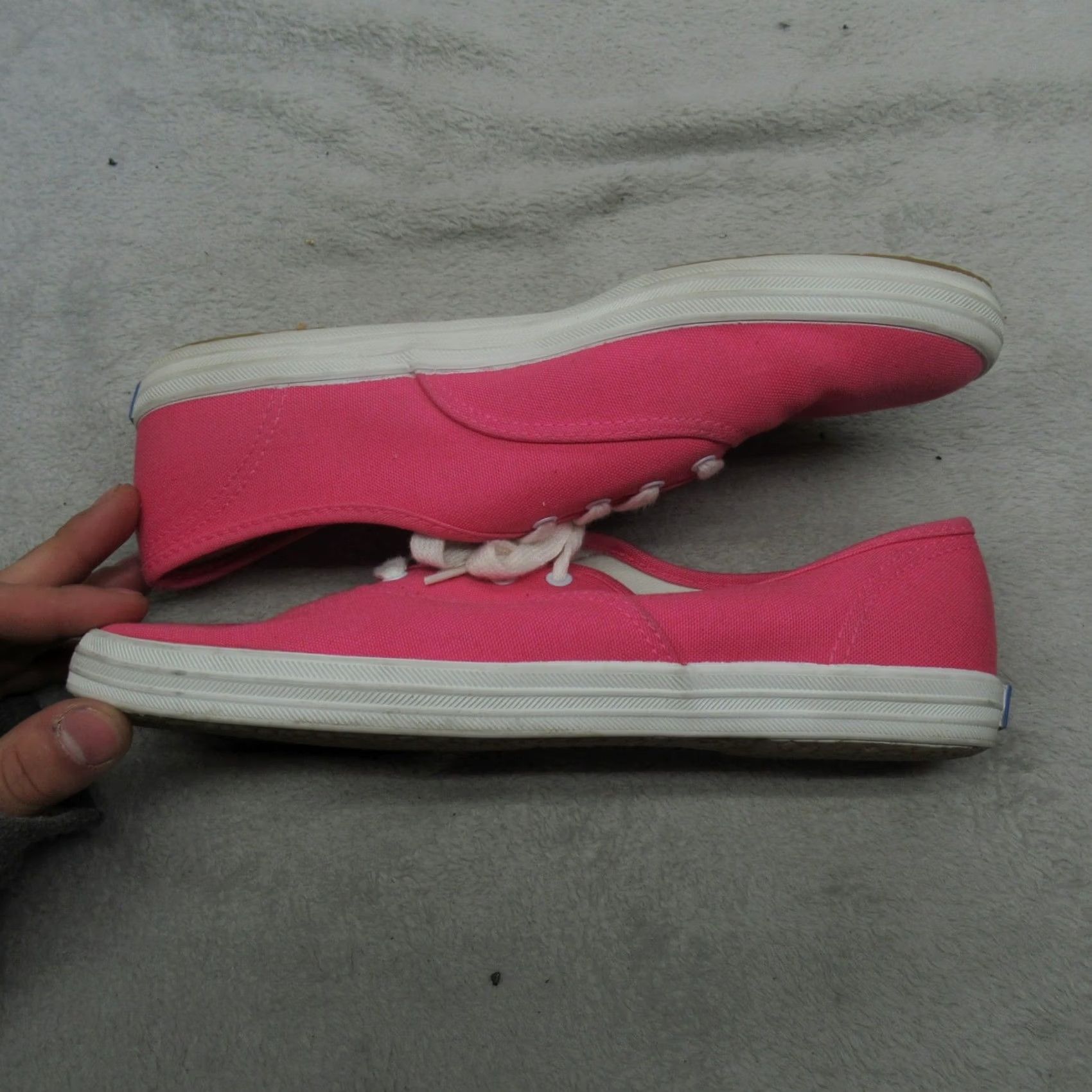Keds VINTAGE: No Keds Champion Sneaker Pink Canvas Low Top Casual Women's 8.5M Lace Up Shoes Lightweight Cushioned Comfort Walking Size M / US 6-8 / IT 42-44 - 4 Thumbnail