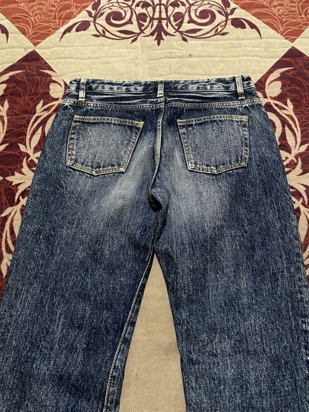Japanese Brand Jhon Bull Flare Washed Denim Pants Size US 30 / EU 46 - 12 Thumbnail