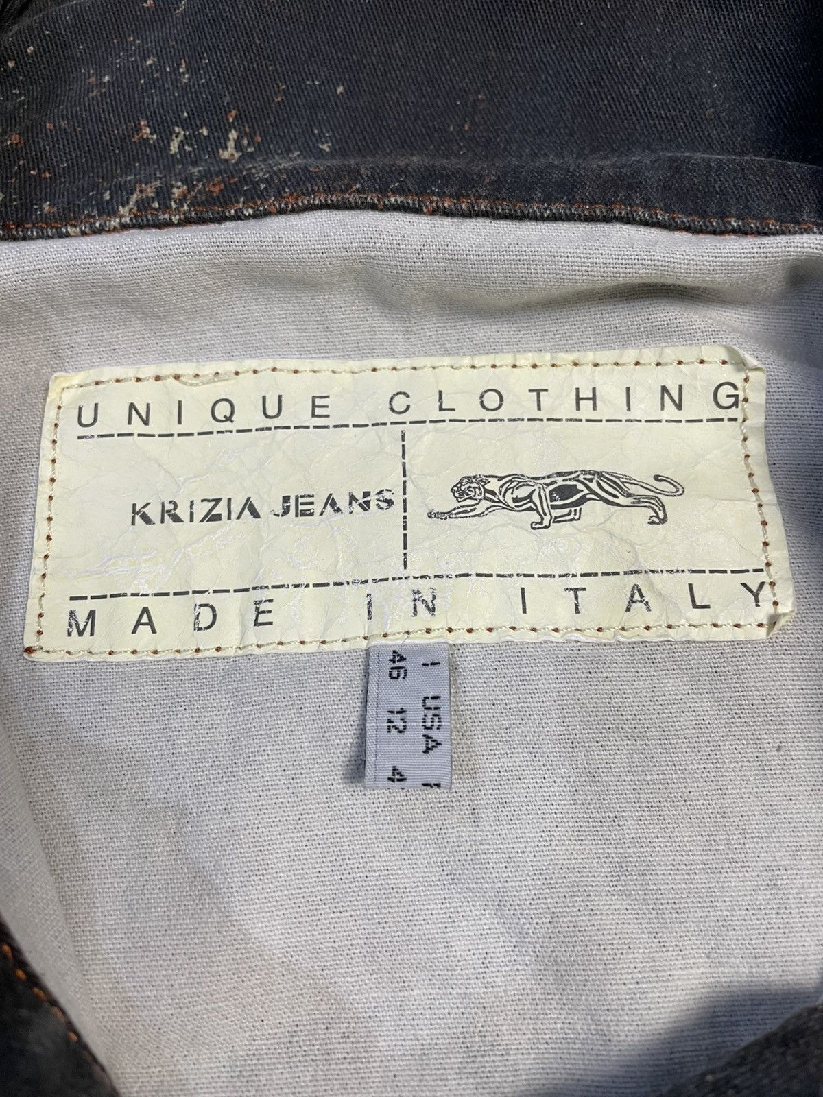 Krizia Uomo Krizia Jeans Denim Jacket Italy Size US S / EU 44-46 / 1 - 6 Thumbnail