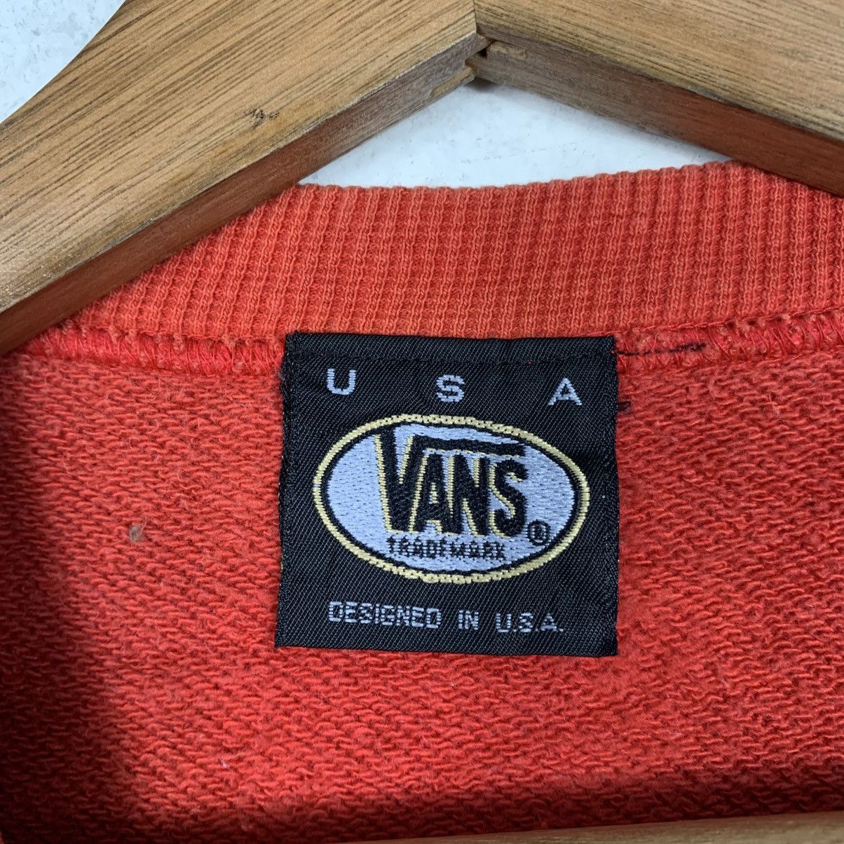 Vans Vintage 90s Vans USA Big Logo Sweatshirt Size US S / EU 44-46 / 1 - 11 Thumbnail