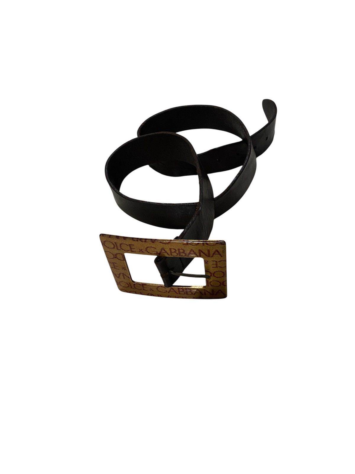Dolce & Gabbana Dolce & Gabbana Leather Belt Made Italy Size 36 - 3 Thumbnail