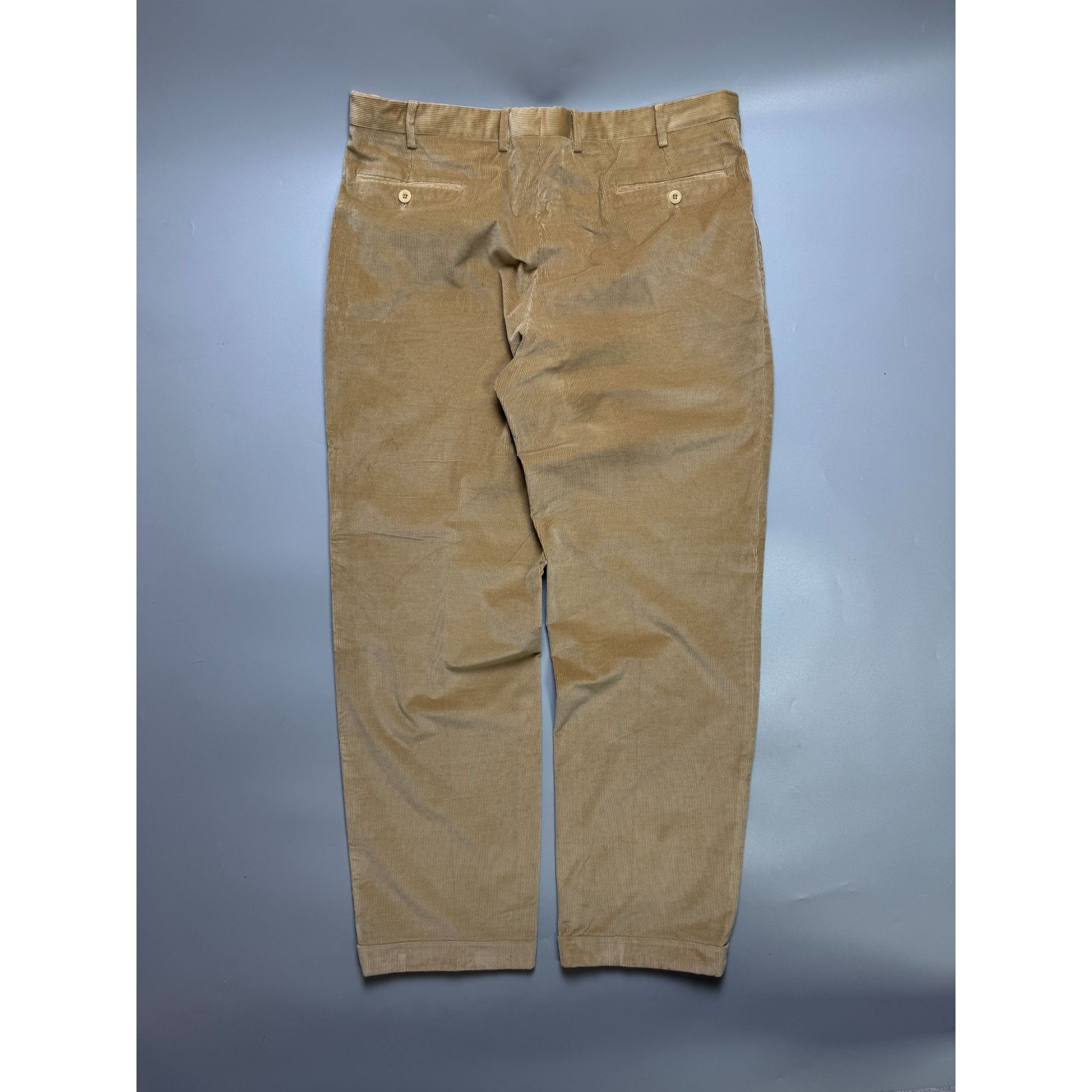 Brioni Brioni Canazei Beige Corduroy Trousers Pants (Y1132) Size US 38 / EU 54 - 9 Thumbnail