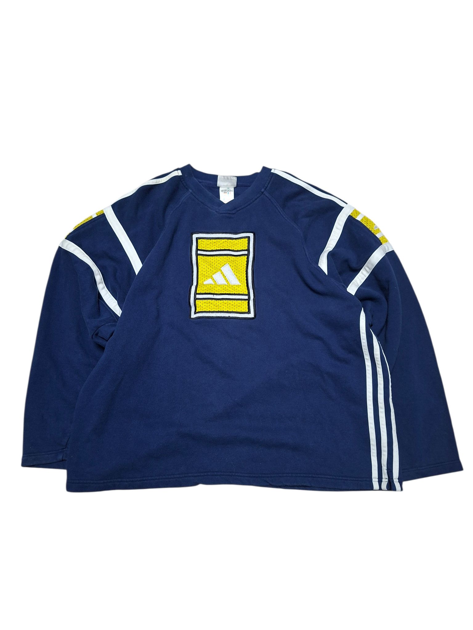 Adidas ADIDAS VINTAGE 90S BIG LOGO EMBROIDERED SWEATSHIRT Size US L / EU 52-54 / 3 - 1 Thumbnail