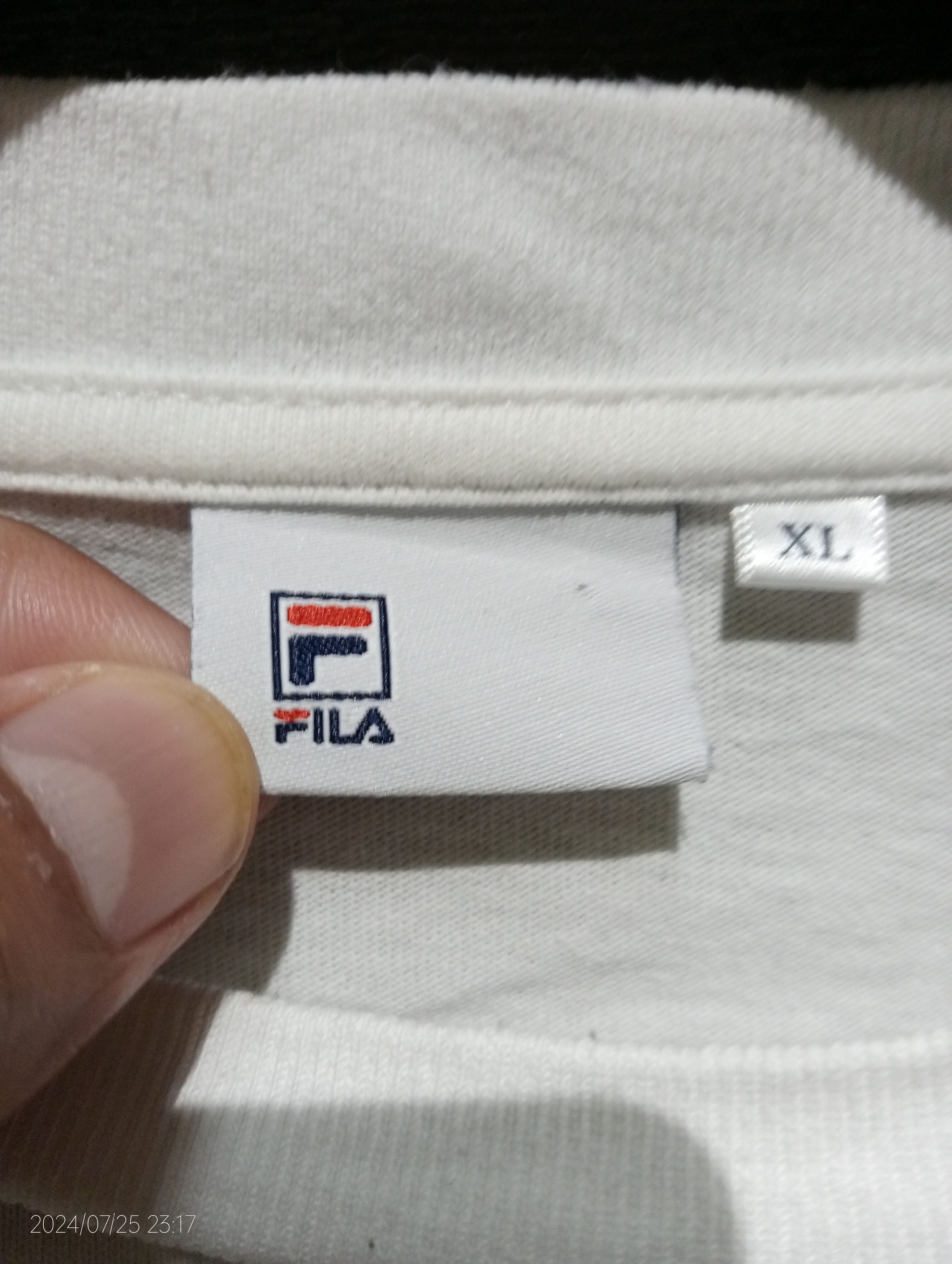 Fila × Rap Tees Fila Roc Neige Long Sleeve Tshirt Baggy Style Size US XL / EU 56 / 4 - 7 Thumbnail